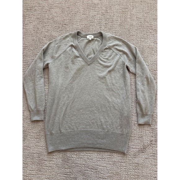 Wilfred Sweaters - Wilfred Aritzia V-Neck Sweater Women S Grey Wool Cashmere Knit Pullover Luxury